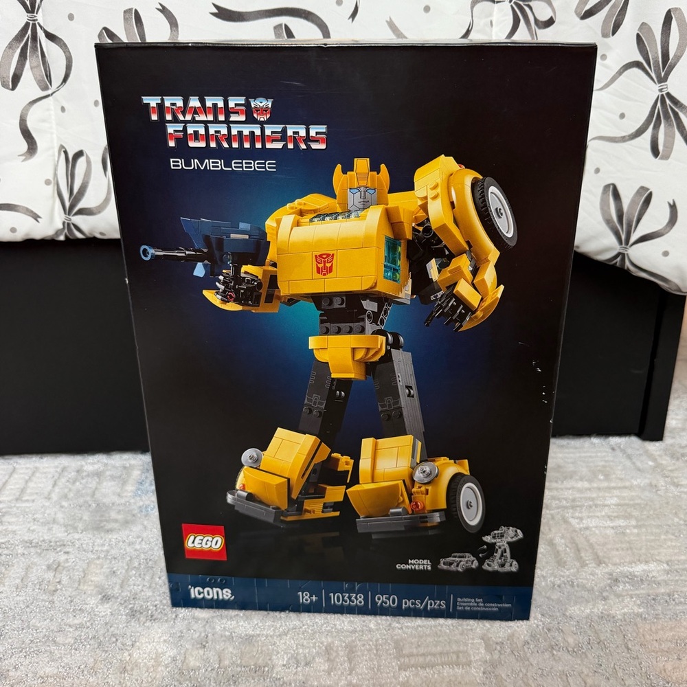 Lego Yellow Bumblebee Transformers Buildable Model
